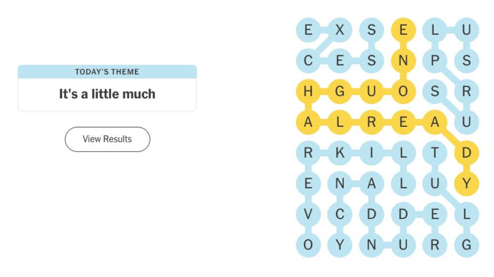 NYT Strands Answers February 27, 2026