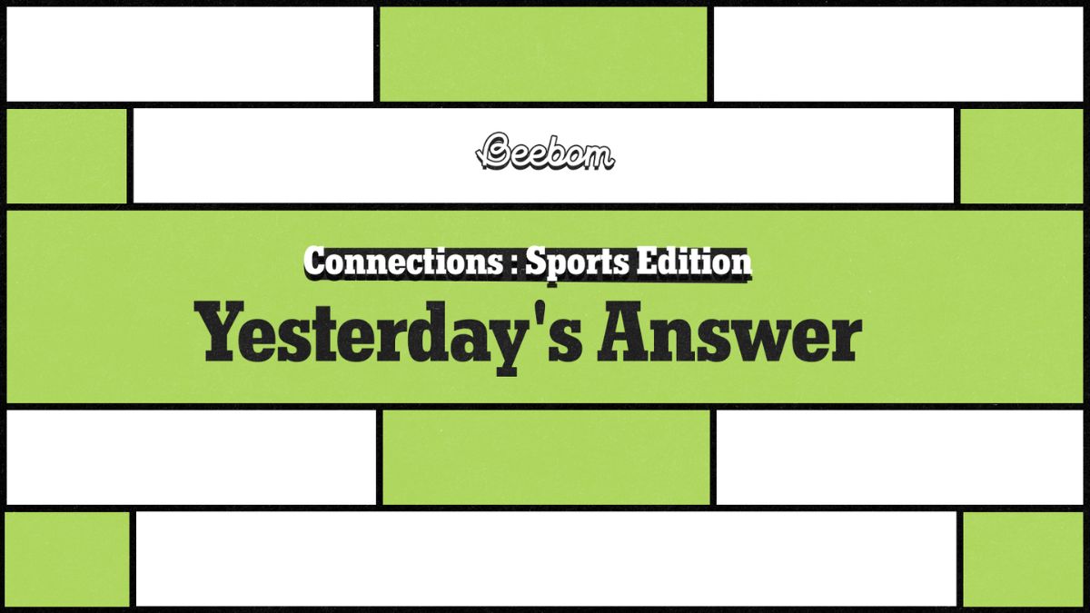 Sports Connections Hints Yesterday cover image