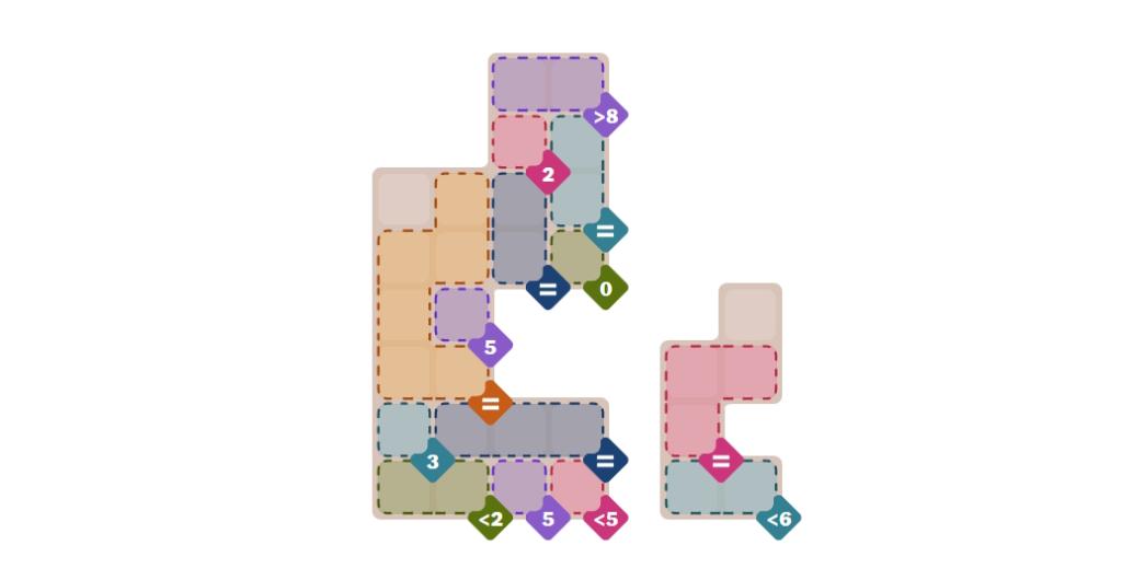 pips hard puzzle game with conditions