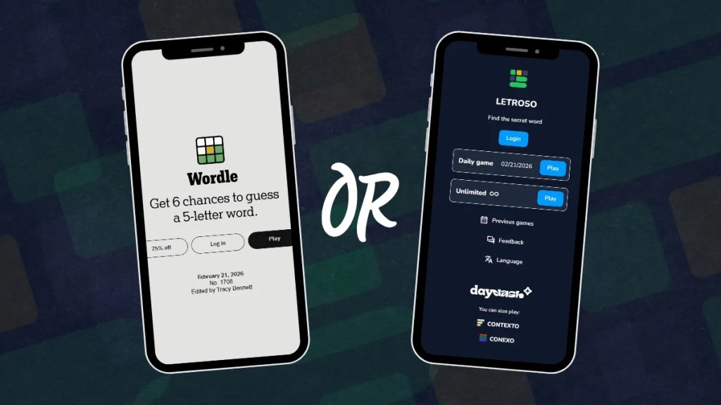 Wordle or Letroso on Phones