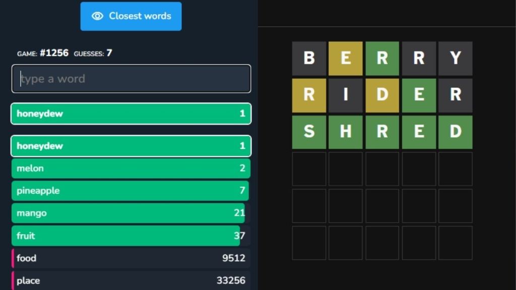 Contexto vs Wordle Error Tolerance