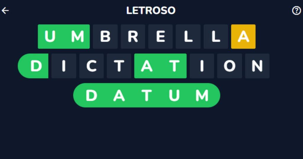 Letroso Answer April 13