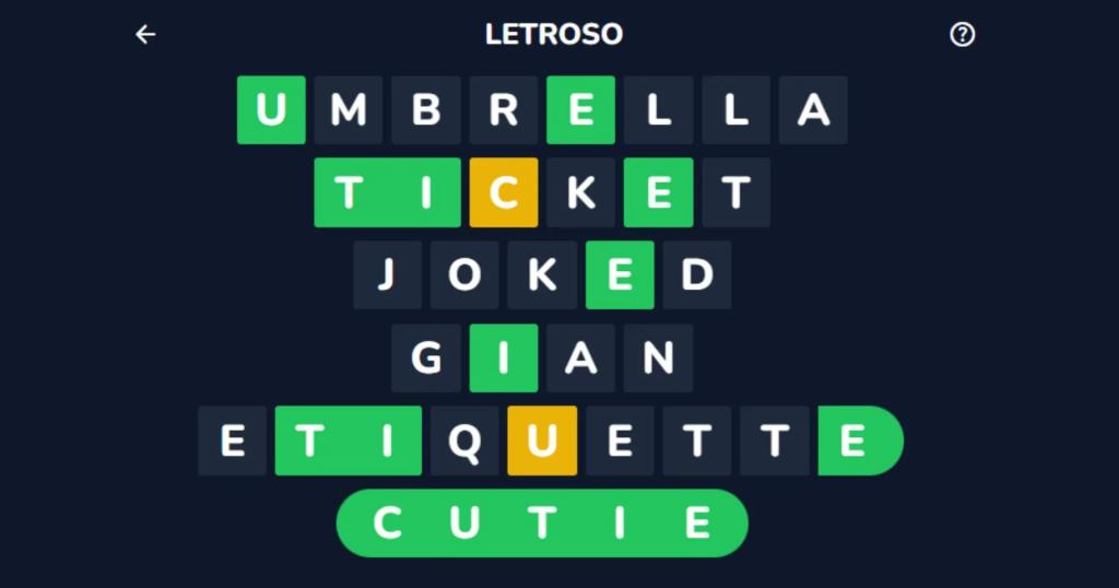 Letroso Answer April 14