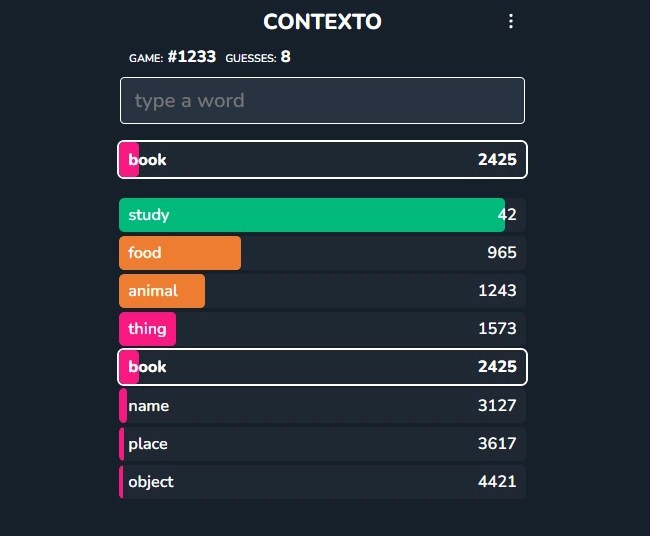 Why Did My Score Jump in Contexto