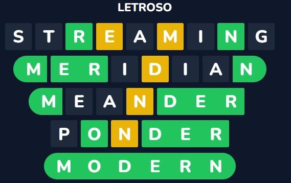 Letroso answer for August 16