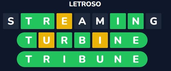 Letroso answer for September 26, 2026