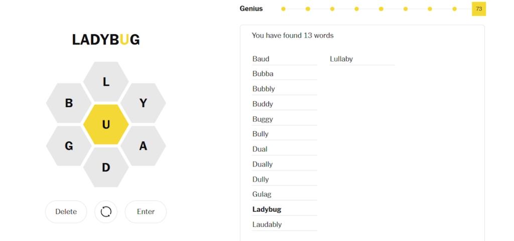 spelling bee solution