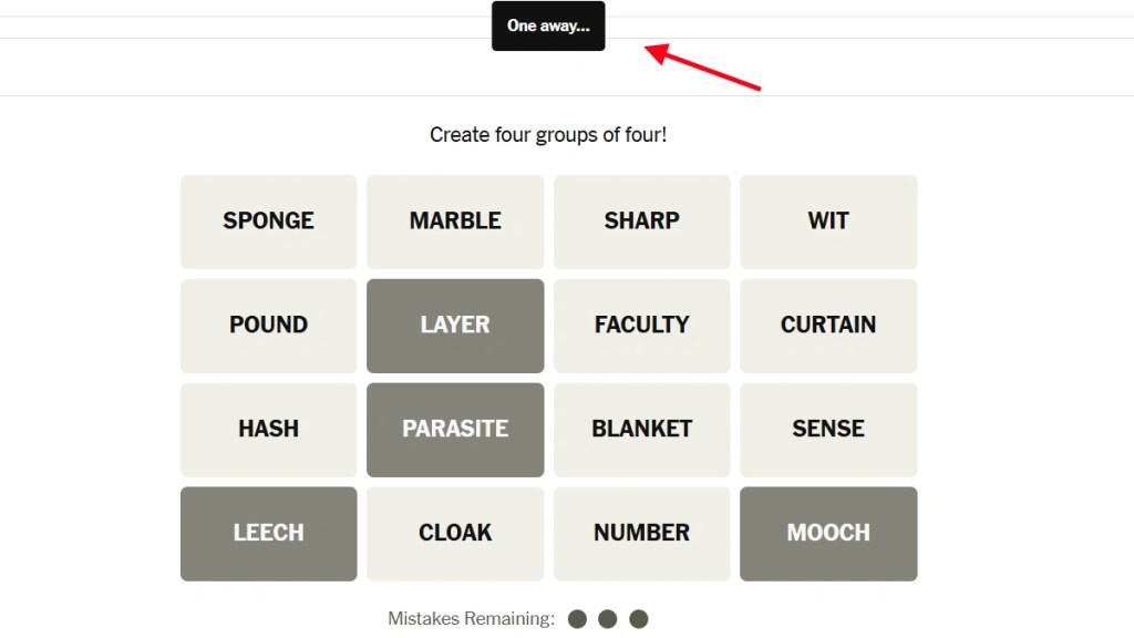 One Away Connections