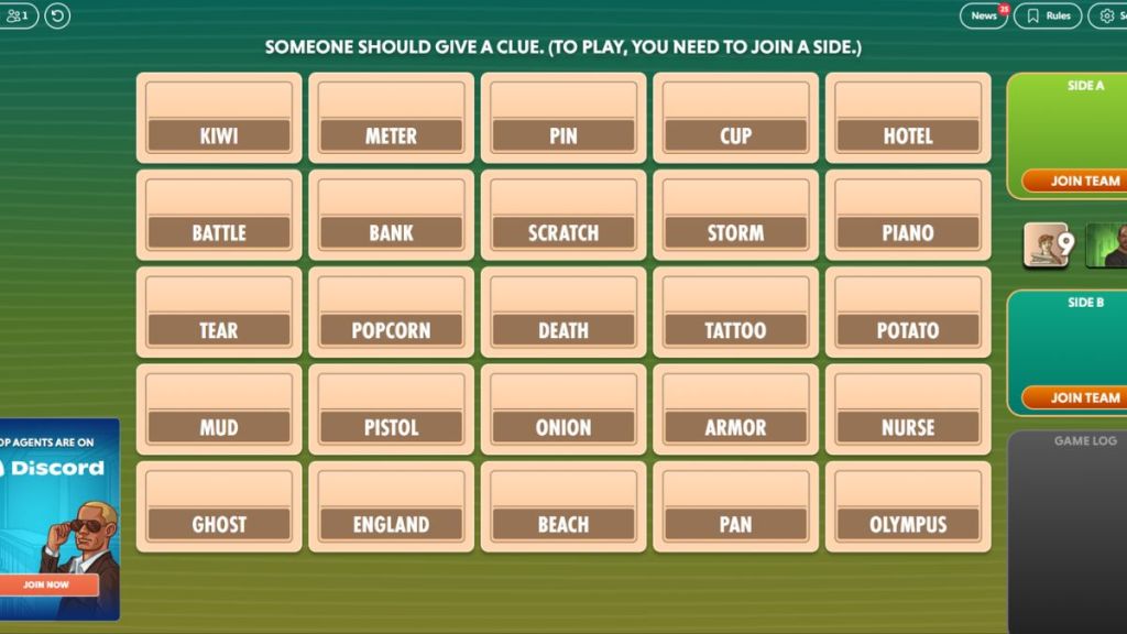 Codenames Games like Connections