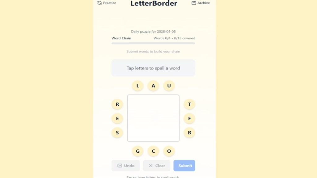 LetterBorder Letter Boxed alternative