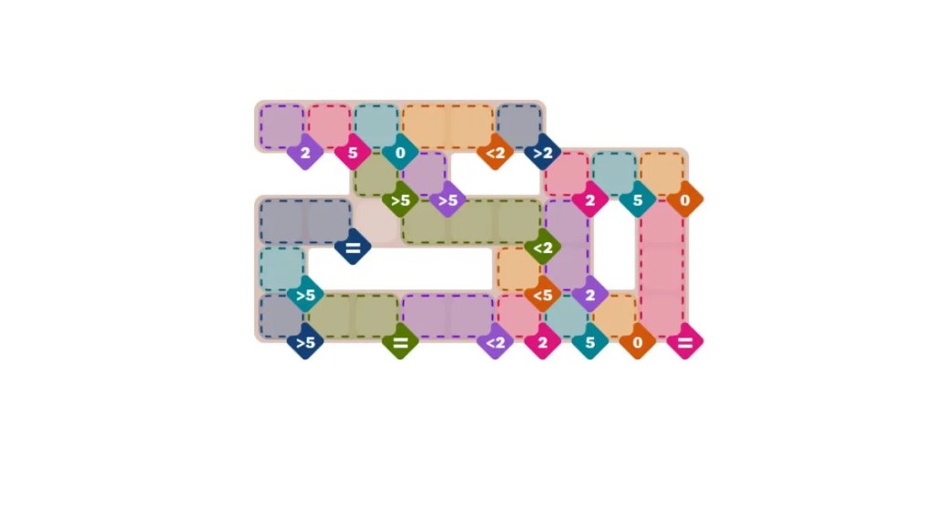 Hard Difficulty Grid in NYT Pips
