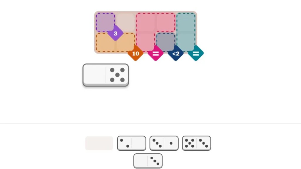 Dragging a Tile in NYT Pips