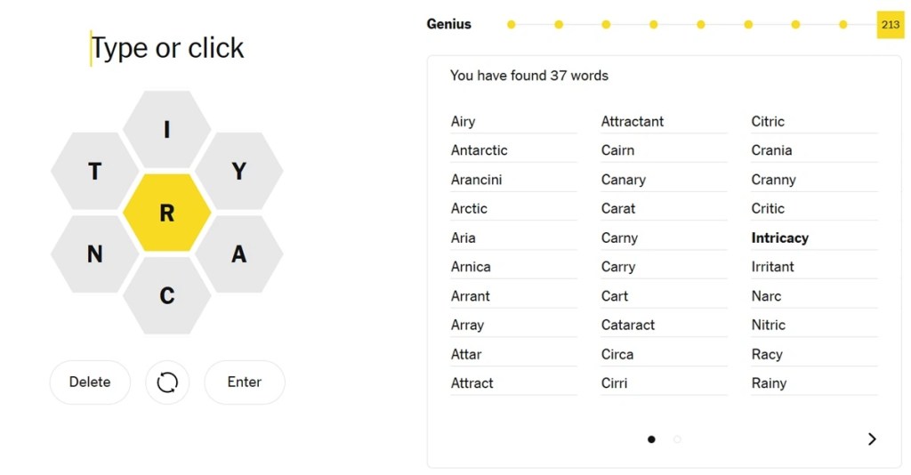 Spelling bee solutions