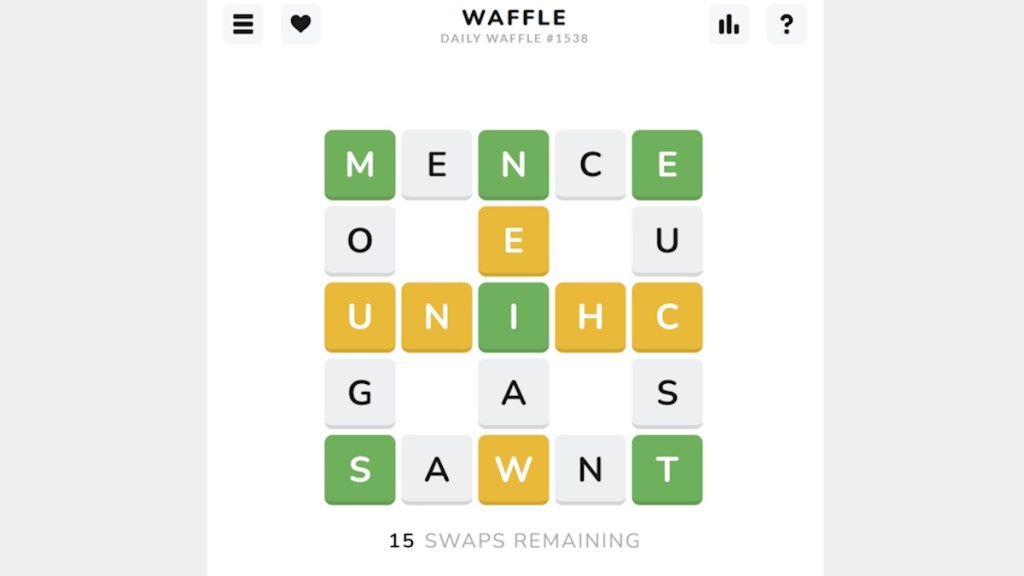 Waffle Word Puzzle