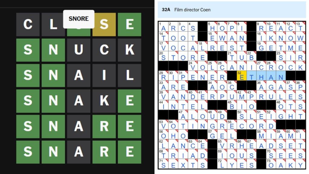 Wordle vs Crossword Error Tolerance