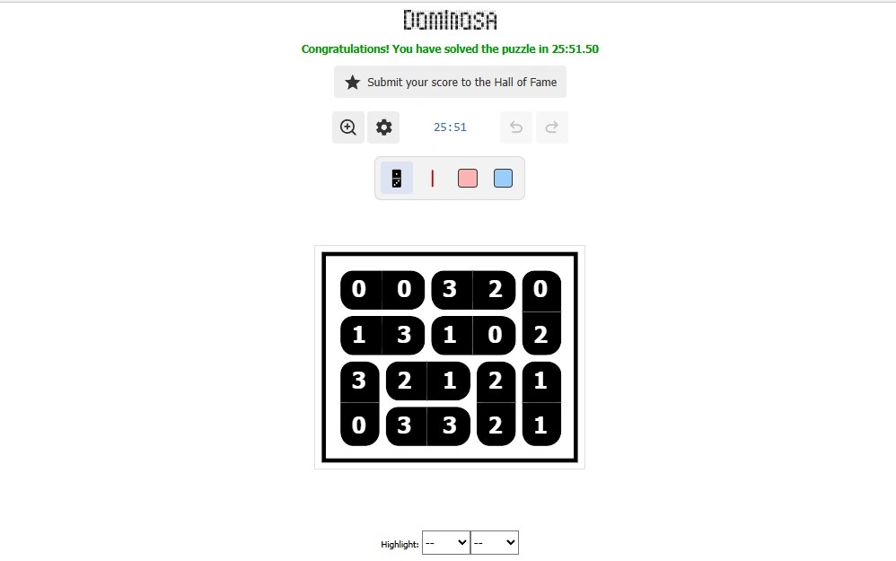 dominosa games like pips