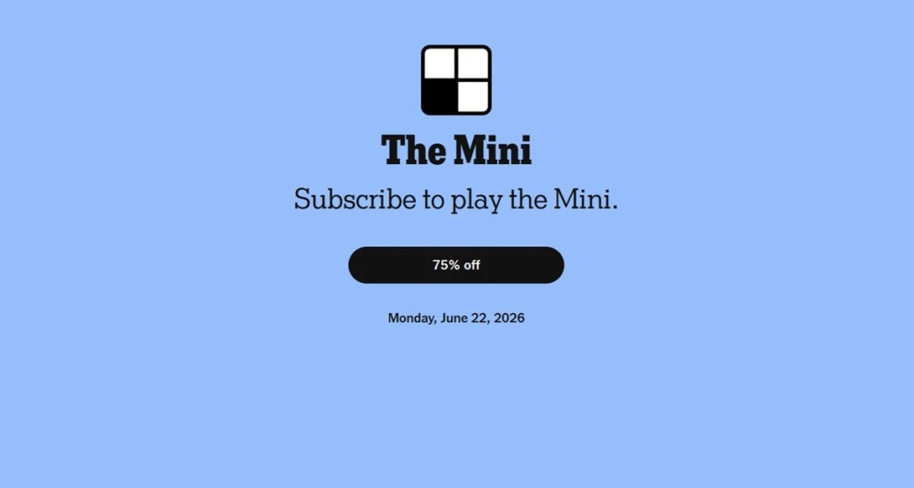 Is the NYT Mini Crossword Still Free