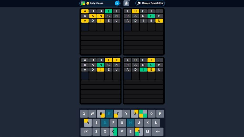Quordle Feedback System
