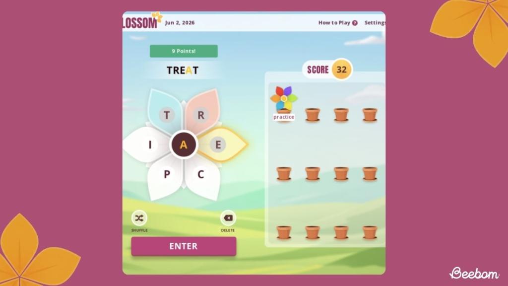 Blossom Guess Word