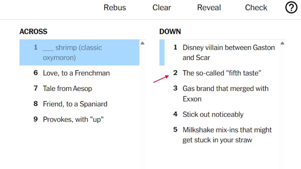 NYT Mini crosswords hints