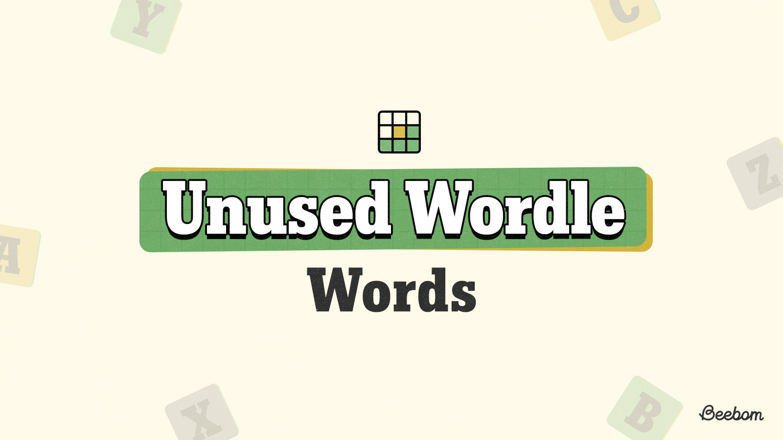 Unused Wordle words