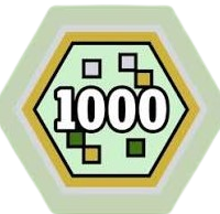 1000th Wordle Badge
