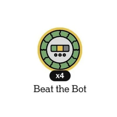 Beat the Bot Wordle Badge