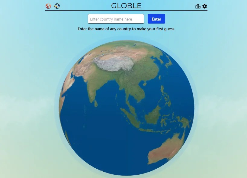 Globle geography game