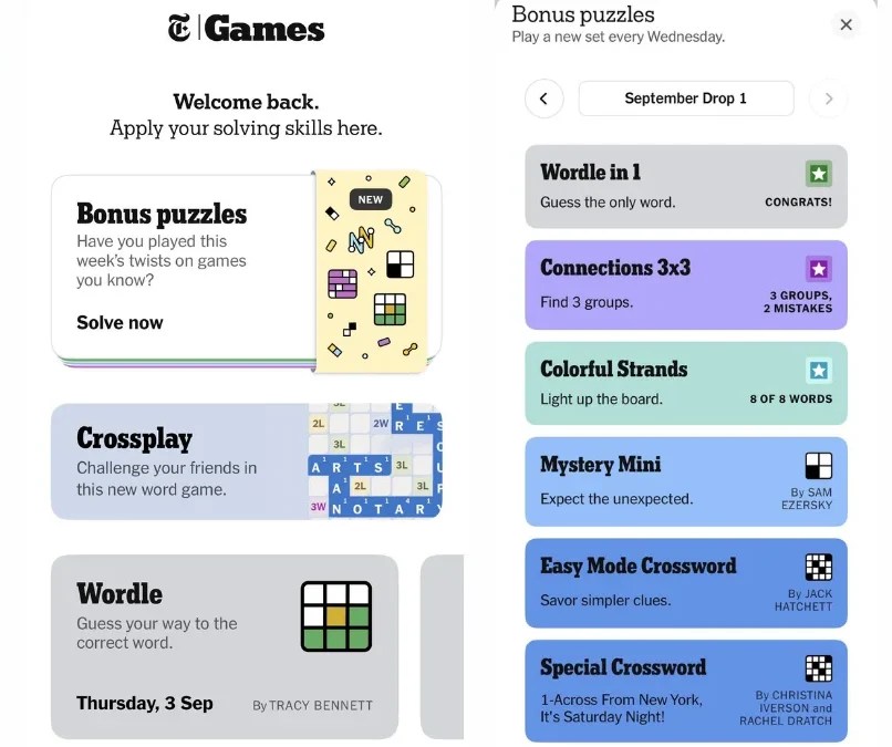 Steps to Access NYT Bonus Puzzles