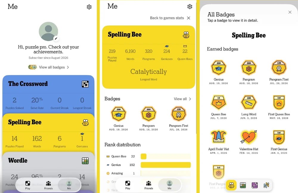How to Find NYT Spelling Bee Badges