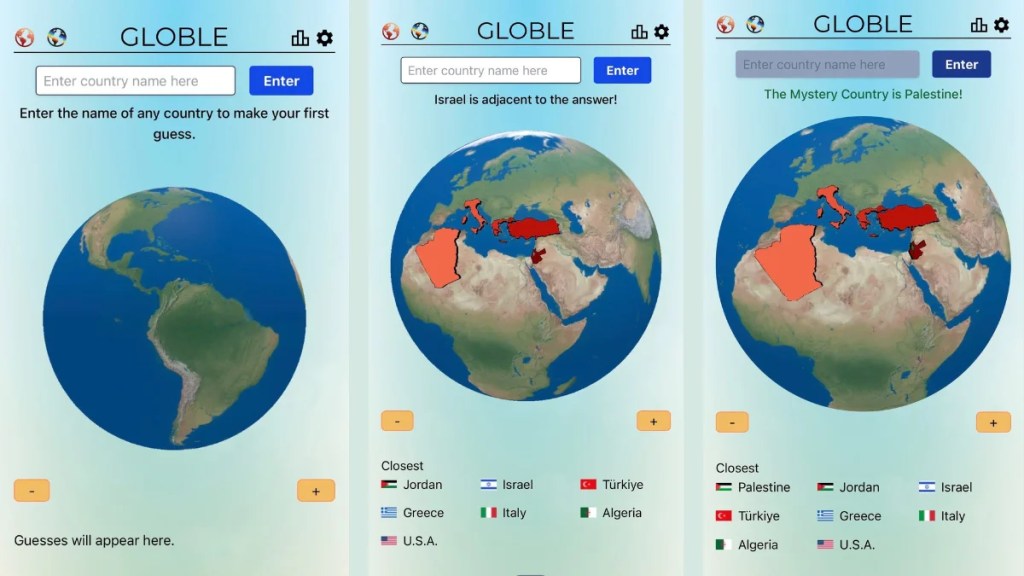 How to play Globle: step by step