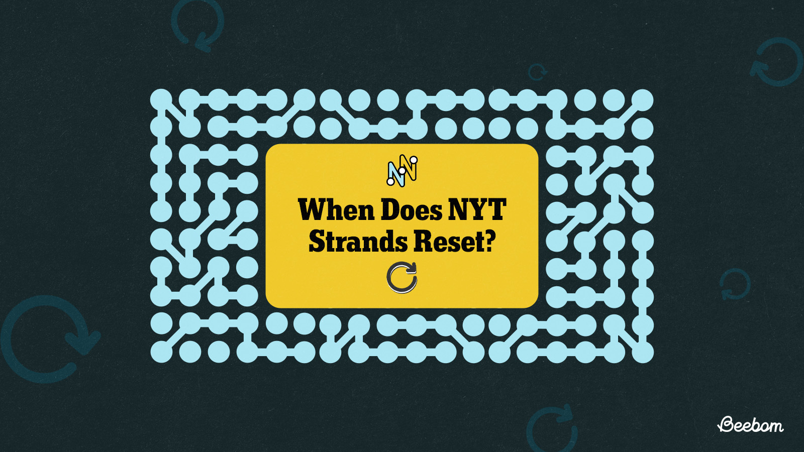NYT strands reset time