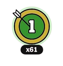 Wordle in 1 badge