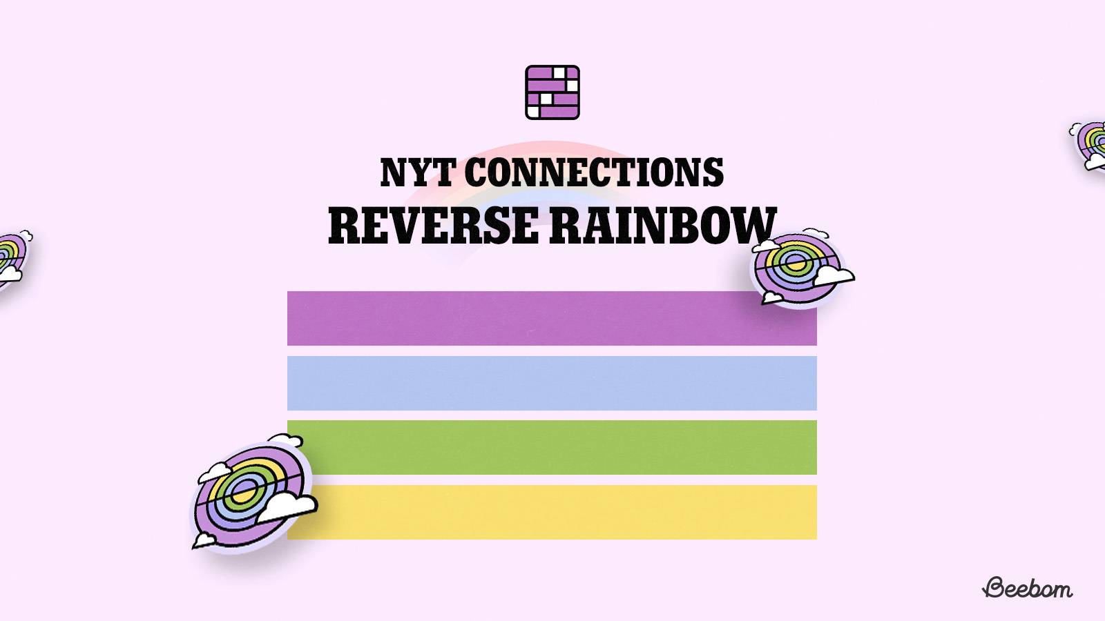connections reverse rainbow