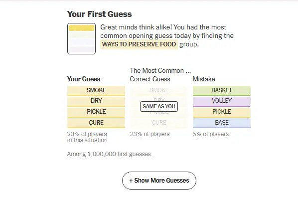 Connections bot analysis