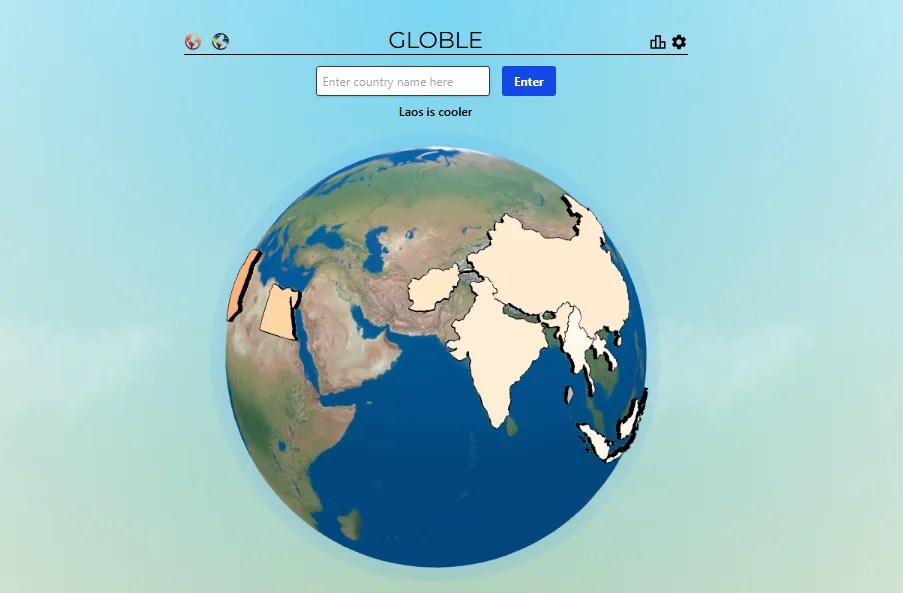 Globle Tips: Don't Keep Moving in the Same Direction