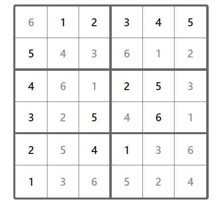 LinkedIn Mini Sudoku