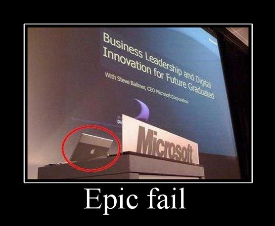 Microsoft epic-fail