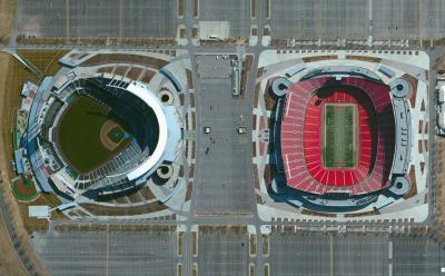 Kauffman Stadium Arrowhead Stadium