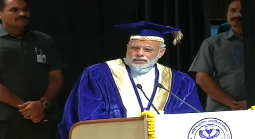 Modi AIIMS commencement speech