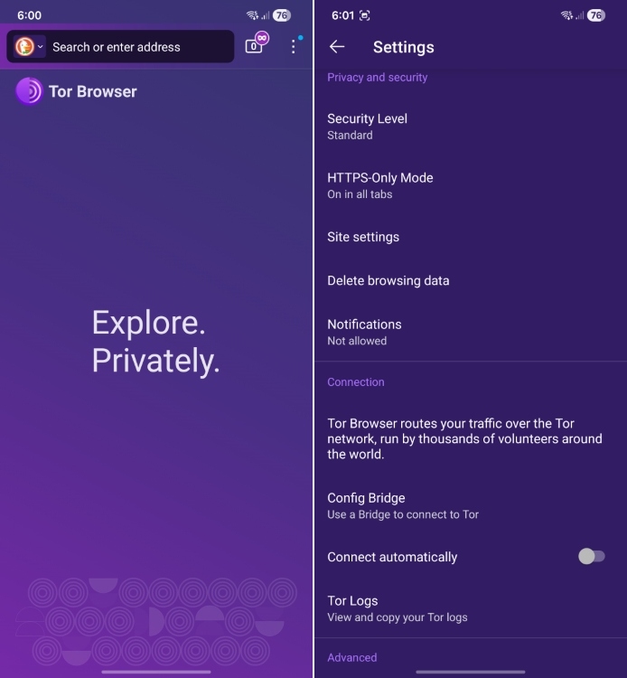 tor browser on android