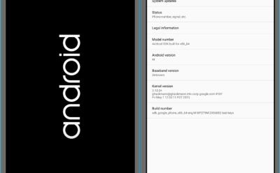 Android M Boot screen and Settings