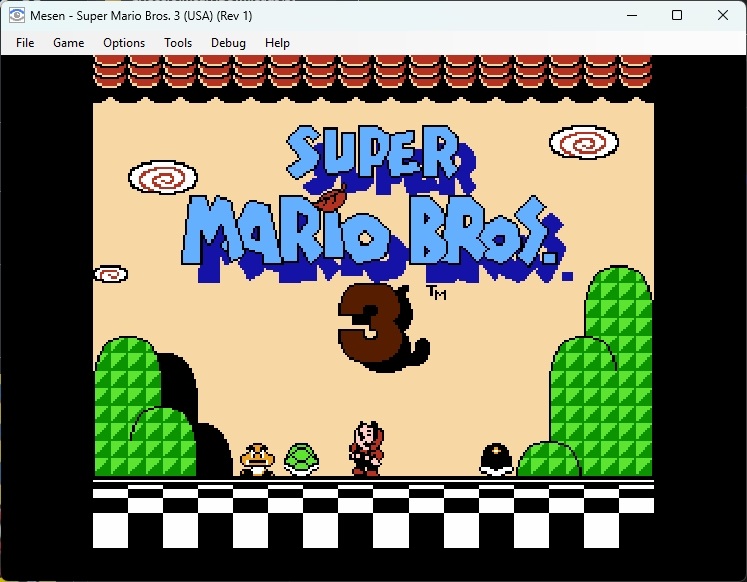 mesen emulator running on windows