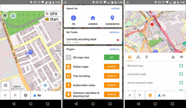 OsmAnd Android app