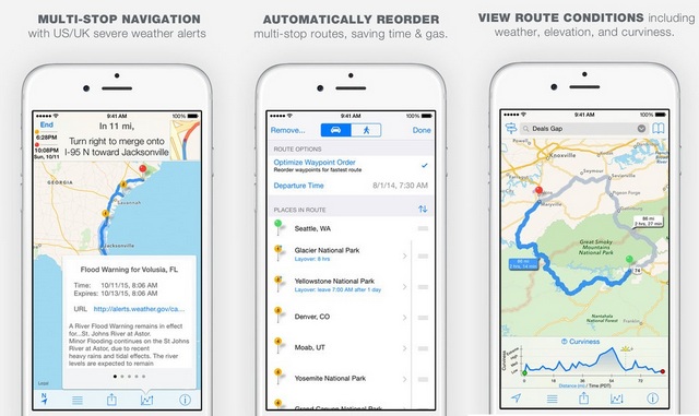 inRoute iOS app