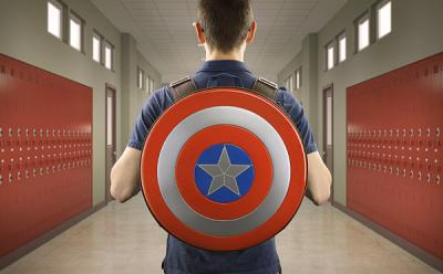 Captain America Shield Backpack - Geeky gifts for Christmas