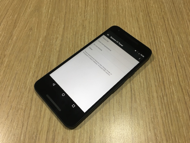 System UI Tuner Setting Set up Android N