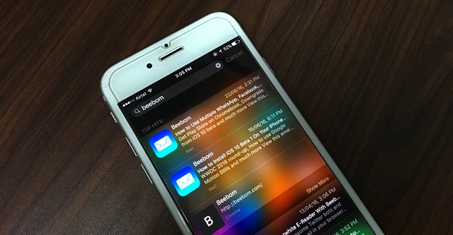 Get iOS like homescreen search on Android
