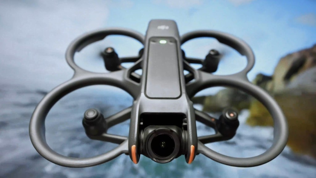 DJI Avata 2 FPV drone with camera in-flight image