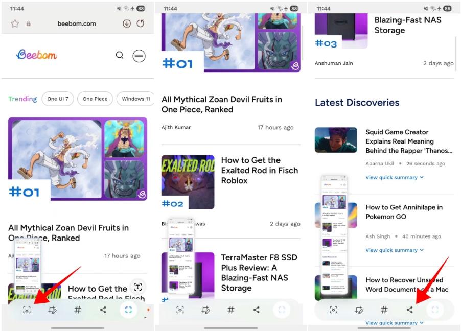 How to Take Scrolling Screenshots on Any Android Device | Beebom